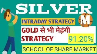 SILVERM  STRATEGY #silvermintraday strategy/ SILVERM INTRADAY STRATEGY#SHARE MARKET FREE COURSES