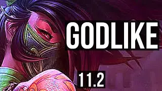 AKALI vs TALON (MID) | 7/0/2, 68% winrate, Godlike | EUW Grandmaster | v11.2