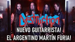 NUEVO GUITARRISTA DE DESTRUCTION: EL ARGENTINO MART&Iacute;N FURIA! 🇦🇷🇦🇷🇦🇷🎸