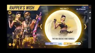 Gereena Free Fire new Raper wish event invasite 300 dieamonds
