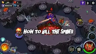 King Of Defense : Battle Frontier - How To Kill Spider Boss