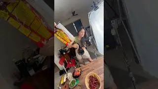 Instant noodles commercial ✨ loved the output with Godox Knowled M1000R and spotlight projection