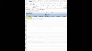 Create a calendar for an entire year with one cell and one formula!