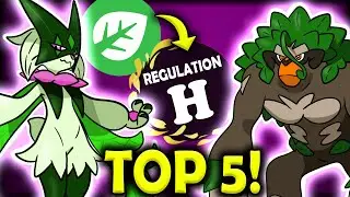 The Top 5 BEST Grass Type Pokemon in Regulation H!