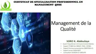 Introduction au management de la Qualité