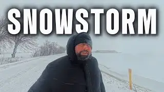 Walking Into a Snowstorm in the Netherlands ❄️ | Winter Walk Vlog