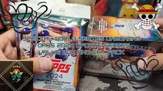 World Series Special Unboxing! Topps 2024 Update Series Value Box! Fat Pack! #dodgers #yankees #nyc