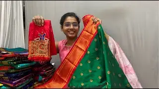 🤩Narayanpeth paithani  Live by streaming  on 🥰Paithani Duniya