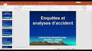 Enquête et Analyse des Accidents de travail