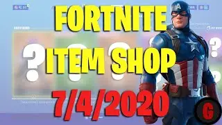 Fortnite - NEW ITEM SHOP! CAPTAIN AMERICA! (JULY 4TH, 2020) (Gary The Creator)