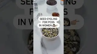Seed cycling for PCOS in women #pcos #womenshealth #seeds #health #hormones #hormonalbalance