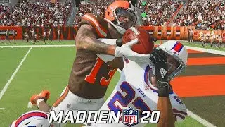 OBJ MAKES MOST SPECTACULAR ONE HANDED CATCH EVER -  Madden 20 Career Mode Ep 11