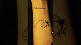 Tiger Tattoo, temporary tattoo, diy tattoo, Temporary tattoo design idea ||