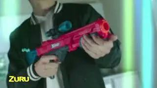 X-Shot Excel Hawk Eye Foam Dart Blaster (16 Darts) by ZURU - Smyths Toys