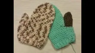 Tuto crochet : Des mouffles facile avec des astuces / crochet tutorial: mittens with trick
