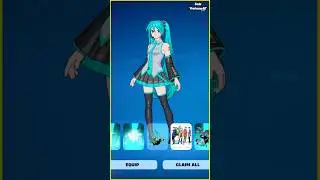 Buying Hatsune Miku Skin In Fortnite Item Shop 😜🥵😂