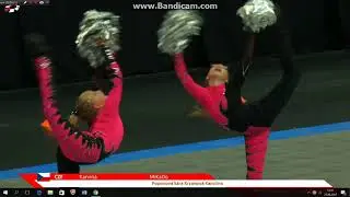 MiKaDo Karviná, Kája Krzanová + Sára Popovová, duo kadetky pompom