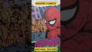 MAKING COMICS: WHAT I learned from MICHAEL GOLDEN drawing COMICS! Spiderman vs the HULK & SHIELD!!