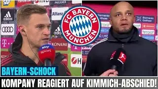 BOMBE: Kimmich kündigt SOFORT-Abgang an – Kompany reagiert LIVE, München explodiert! | Bayern News
