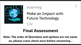 Final Assessment || Make an Impact with Future Technology #naanmudhalvan #ibm
