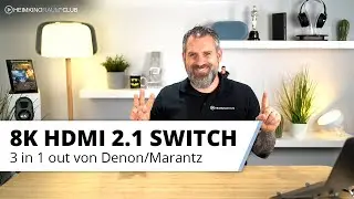 Universeller 8K HDMI Switch mit drei Eing&auml;ngen von Denon/Marantz