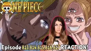 I'M ABOUT TO SMACK PUDDING! One Piece Episode 813, 814, 815, 816, 817 REACTION!