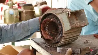 Electric Motor Rewinding Technique By Wonderful Skills