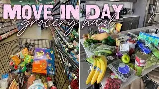 Huge Move In Day Grocery Haul || Meal Must Haves & Essentials For A Fresh Start #haul #foodie