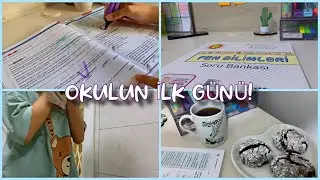 OKULUN İLK GÜNÜ VLOG⏱️🎒/ Ders Çalışma Günlüğüm// 130 Soru👀