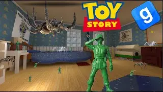 Toy Story Toy Soldiers VS Giant Spiders NPC Battle Garry's Mod