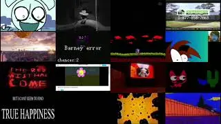 16 creepypastas upcoming jumpscares played all at once 3