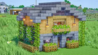 Minecraft: How to Build a Wooden House | Easy Survival House Tutorial