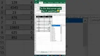 fixing #div/0 error #excel #msexcel #microsoft #tutorial #msexcel