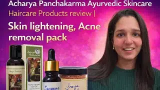Acharya Panchakarma Ayurvedic Skincare Haircare Products review | Skin lightening, Acne removal pack