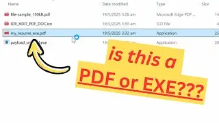 Social Engineering - Disguise EXE Malware as a PDF Document (Resource Hacker)