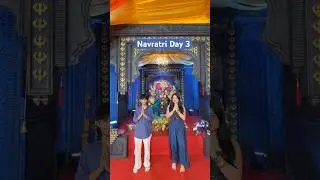 Day 3 💙 #devi #navratri #garba #festival #maharashtra #india #mumbai #maachandraghanta