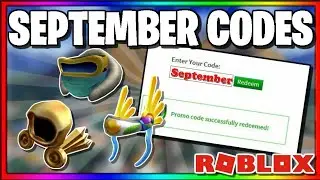 *SEPTEMBER 2019* ALL WORKING PROMOCODES IN ROBLOX!