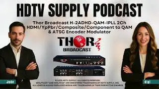 Thor Broadcast H-2ADHD-QAM-IPLL 2Ch HDMI/YpPbr/Composite/Component to QAM & ATSC Encoder Modulator