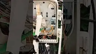 FTTH Box installation Working for safety 🐝🐝🐝🐝