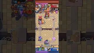 Lumberjack + Hog Rider vs Golden Knight | epic moment #clashroyale #bestmoments #tricks