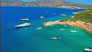 Moni island 4K Greece