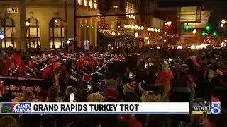 Grand Rapids Santa Parade: Grand Rapids Turkey Trot and downtown ambassadors