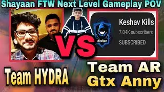 Team HYDRA VS Team AR Latest Intense Fight | Shayaan FTW VS AR Keshav | Hydra Elites | Pubg Mobile