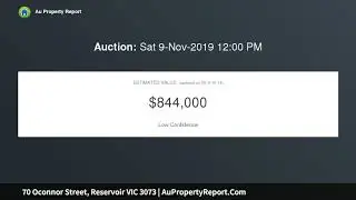 70 Oconnor Street, Reservoir VIC 3073 | AuPropertyReport.Com