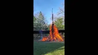 Storm Debris Burn Pile Jan.2026