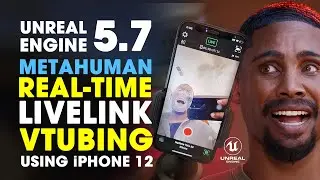 Prueba de VTuber y Livelink de MetaHuman con Unreal Engine 5.7 | C&oacute;mo usar VTuber con el iPhone 12