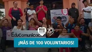 +100 VOLUNTARIOS de EduComunicación hacen posible que adultos y jóvenes estudien