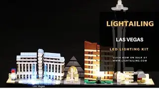 Lightailing Light Kit For LEGO Architecture Las Vegas 21047