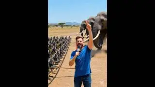 100 Monkeys vs 3 Elephants &ndash; EPIC Rope War #challenge