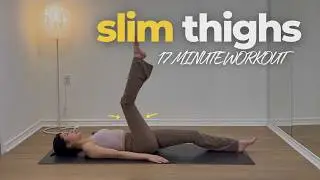 17-Minute Workout to Slim Bulky Thighs (No Bulking Legs, At Home)